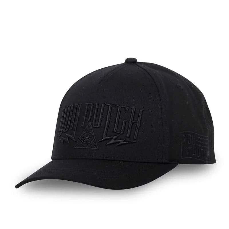 Von Dutch - Casquette Baseball "Rock" Noir Taille Unique