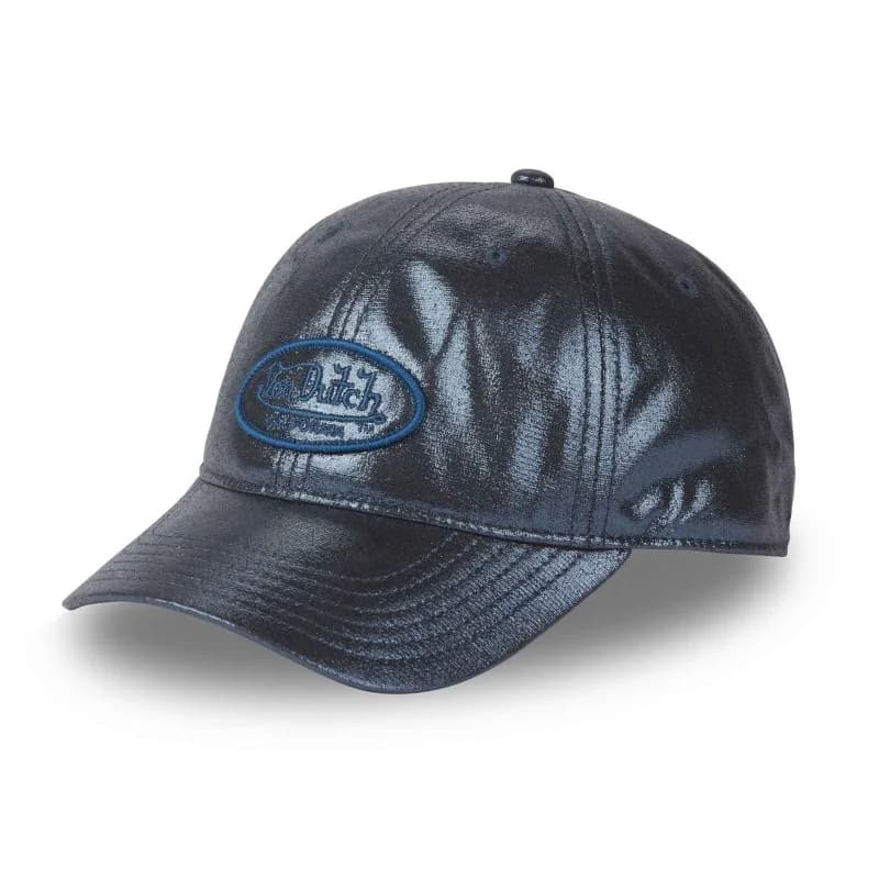 Von Dutch - Casquette Femme Dad Cap Brillant "Glitter" Bleu Marine Taille Unique