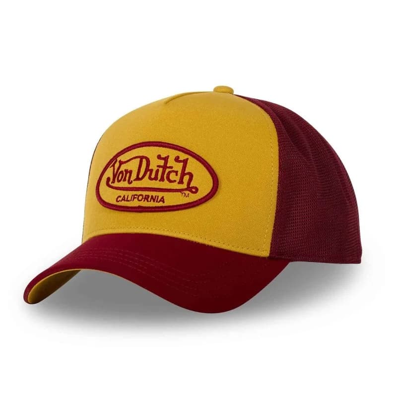 Von Dutch - Casquette Trucker "Flashy" Bordeaux Taille Unique