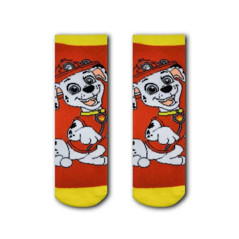 French Market - La Pat' Patrouille - Chaussettes Garçon Antidérapantes Rouge 31-34