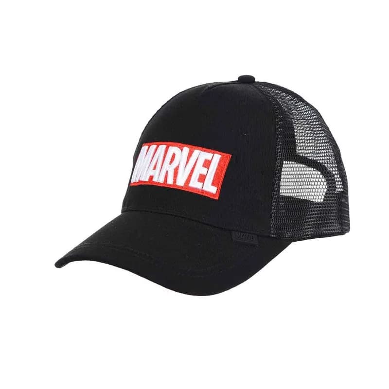 French Market - Casquette Trucker "Marvel" Noir 56 cm