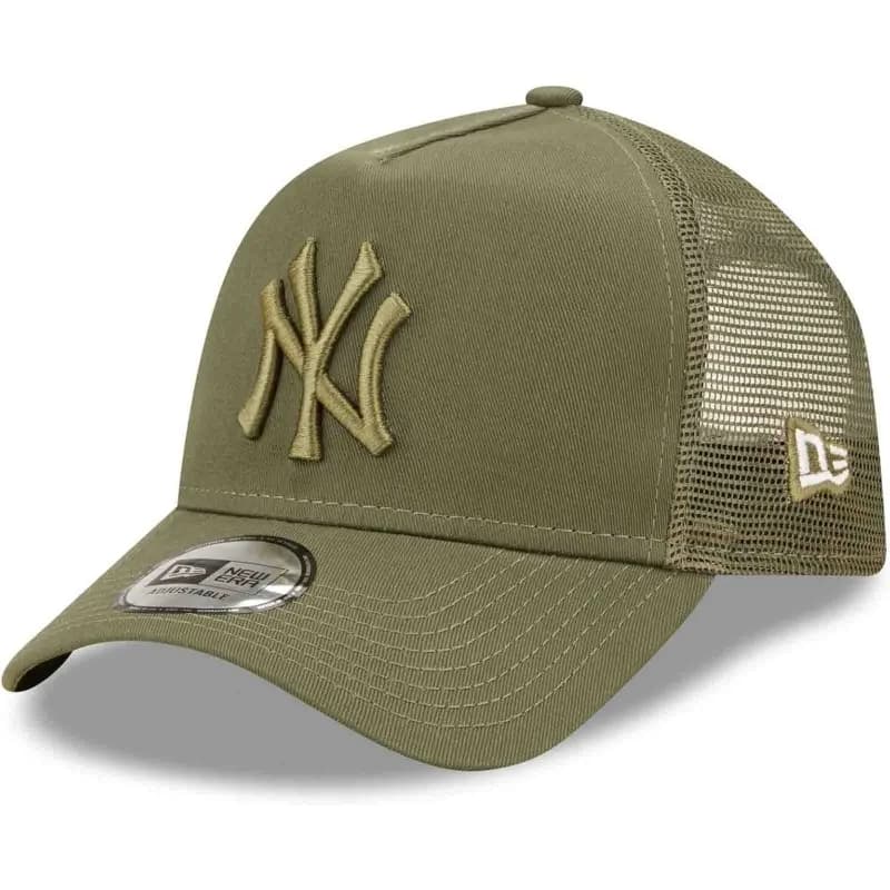 New Era - Casquette TRUCKER New York Yankees "Tonal Mesh" MLB Kaki Taille Unique