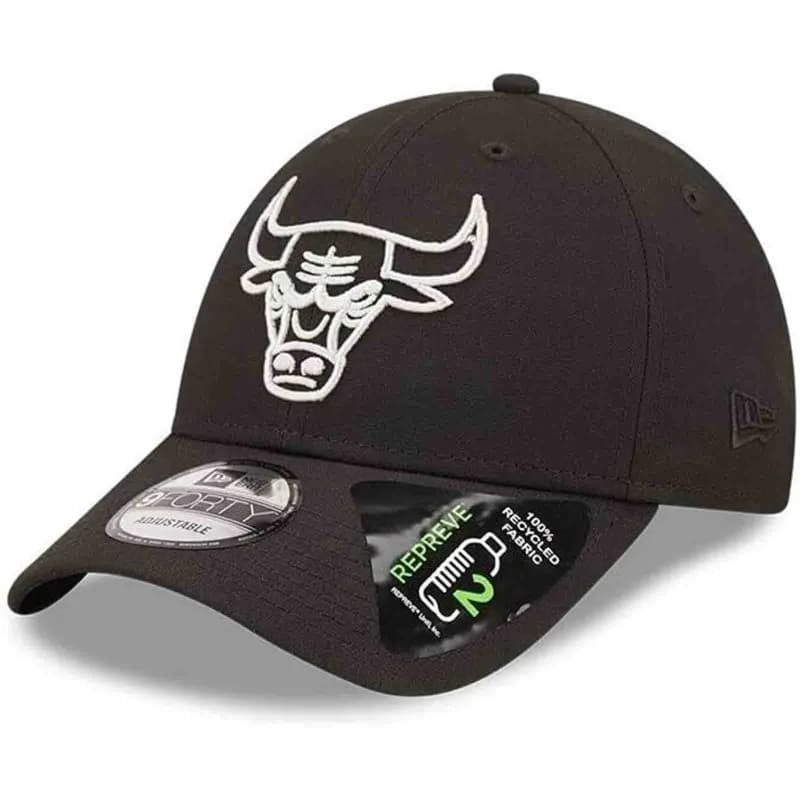 New Era - Casquette 9FORTY Chicago Bulls Repreve Recycled Noir Taille Unique
