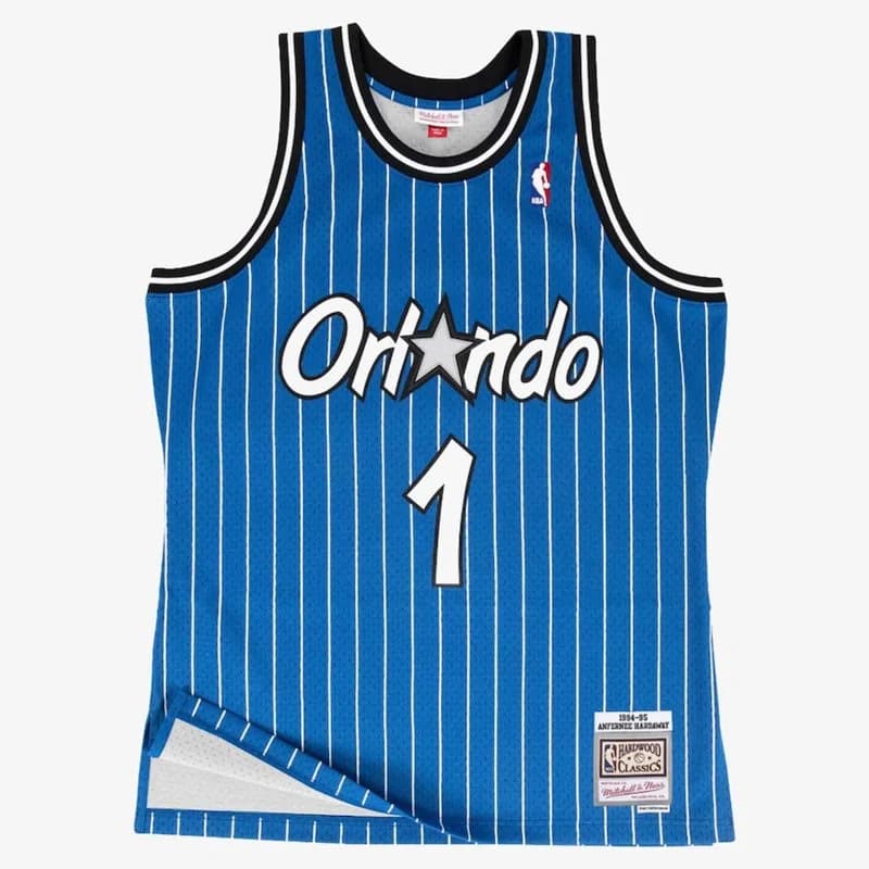 Mitchell & Ness - Maillot Penny Hardaway Orlando Magic 1994/95 "Hardwood Classics Swingman" S Bleu