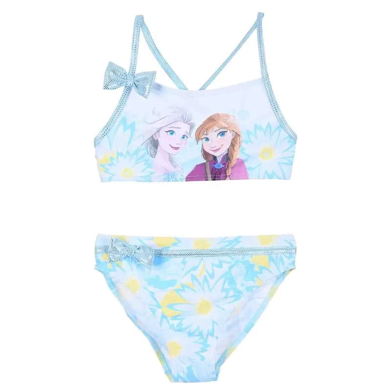 French Market - Maillot de Bain 2 Pièces Fille "La Reine des Neiges" Bleu 8 ans