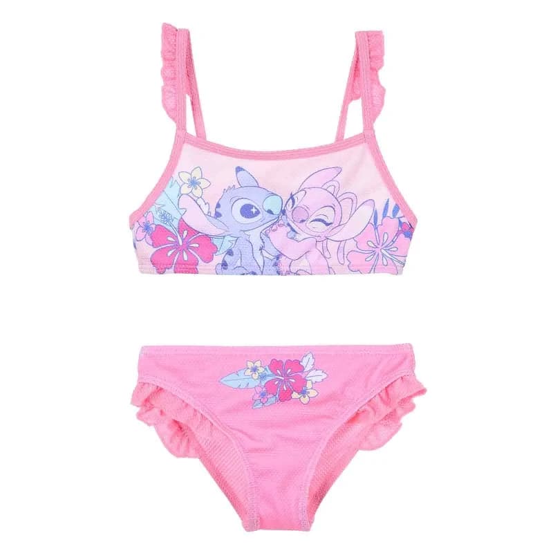 French Market - Maillot de Bain 2 Pièces Fille "Lilo & Stitch" Rose 6 ans