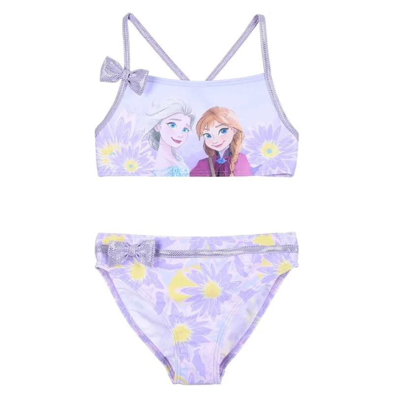 French Market - Maillot de Bain 2 Pièces Fille "La Reine des Neiges" Violet 4 ans