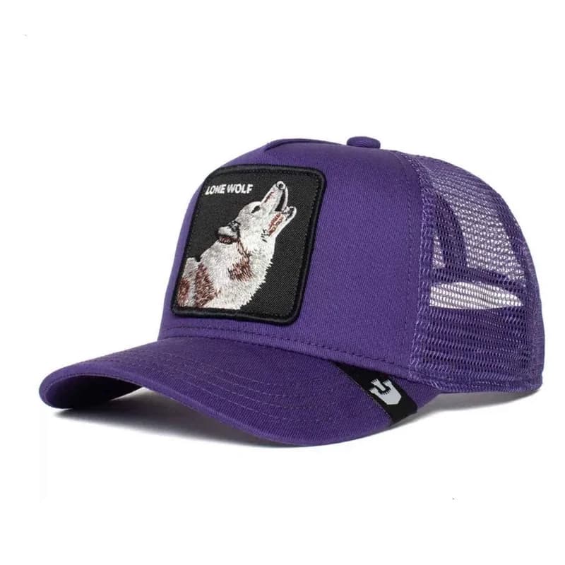Goorin Bros - Casquette Trucker The Lone WOLF - Loup Violet Taille Unique