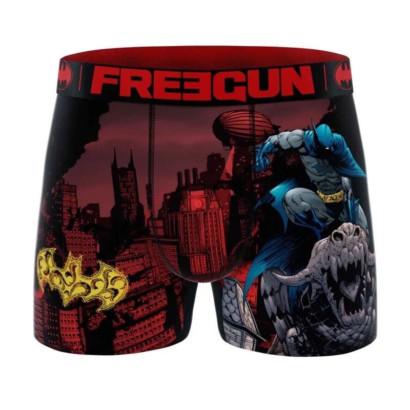 Freegun - Boxer Homme DC Comics Batman "DC24" L Gris