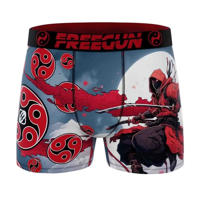 Freegun - Boxer Homme Microfibre "Ninja" S Multicouleur