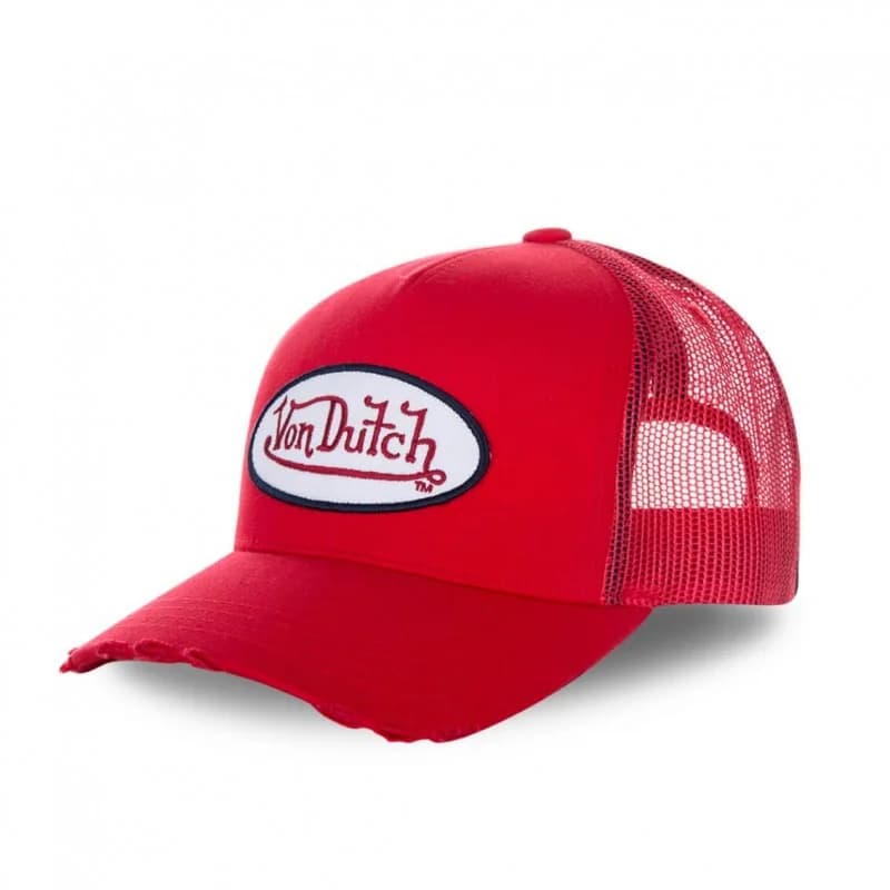 Von Dutch - Casquette Trucker Classic Fresh Rouge Taille Unique
