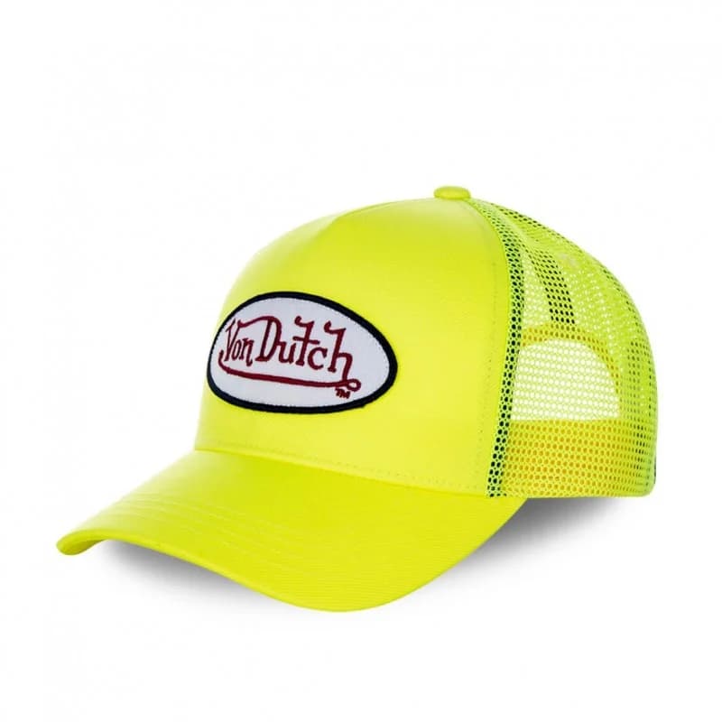 Von Dutch - Casquette Trucker Classic Fresh Jaune Taille Unique
