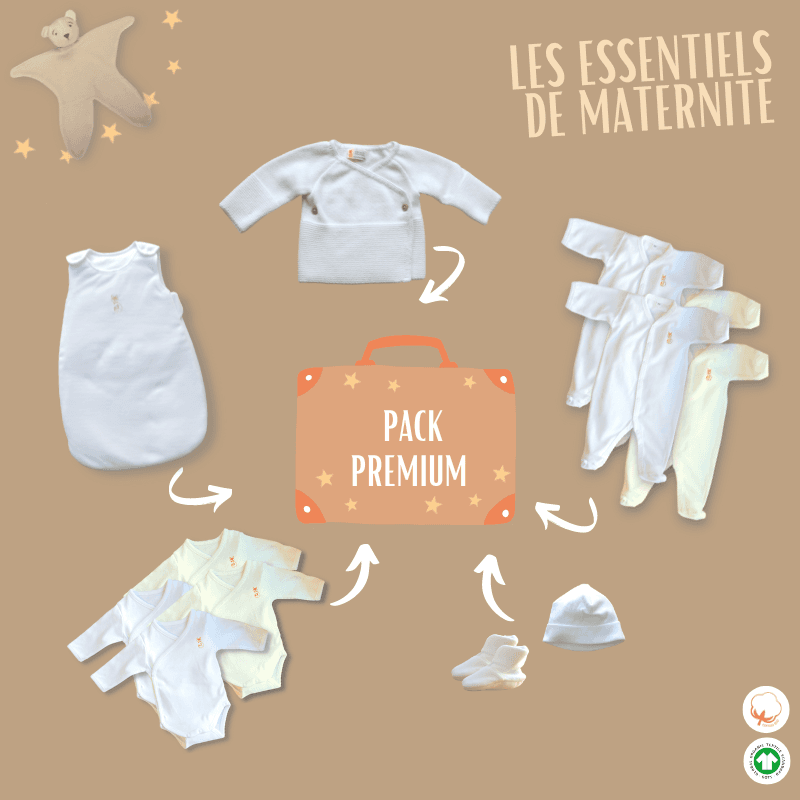 Pack linge bébé Premium - les essentiels de maternité