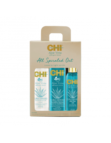 Kit Soins Boucles Chi Aloe Vera - Hair-france