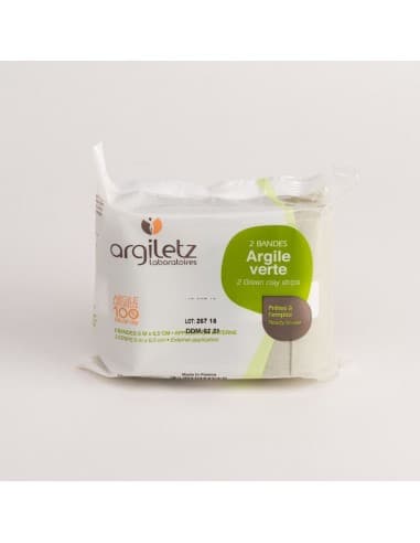 Bandes D'argile Verte Textilit® - Argiletz - Hair-france