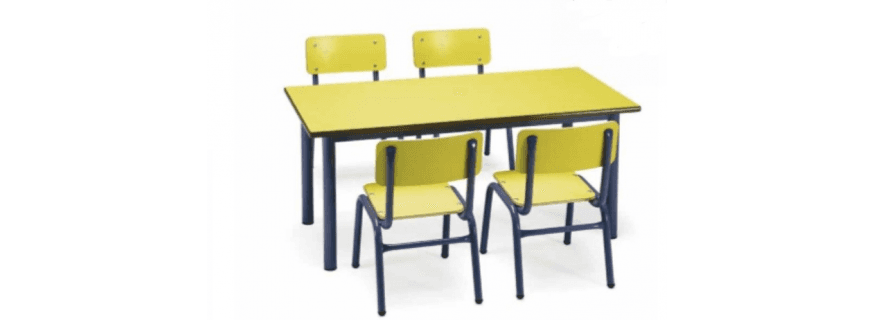 Tables polyvalente et fonctionnelle en Formica pour collectivité Design Réfectoire