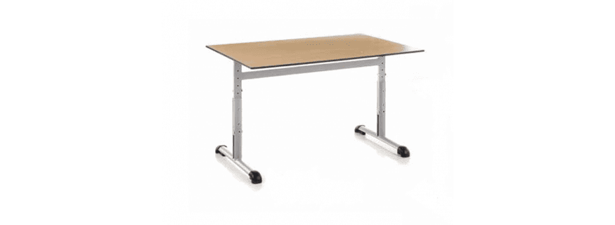 Table à hauteur reglable pour collectivité Design Graduable