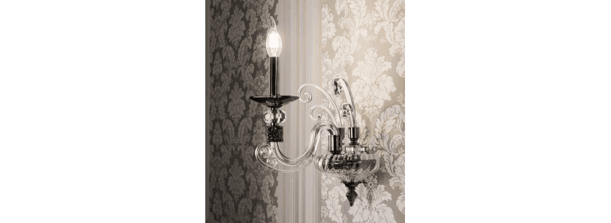 Applique en cristal pour hôtel ou château Design Stars