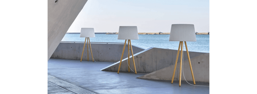 Lampe à poser 180 cm Design Agata Wood