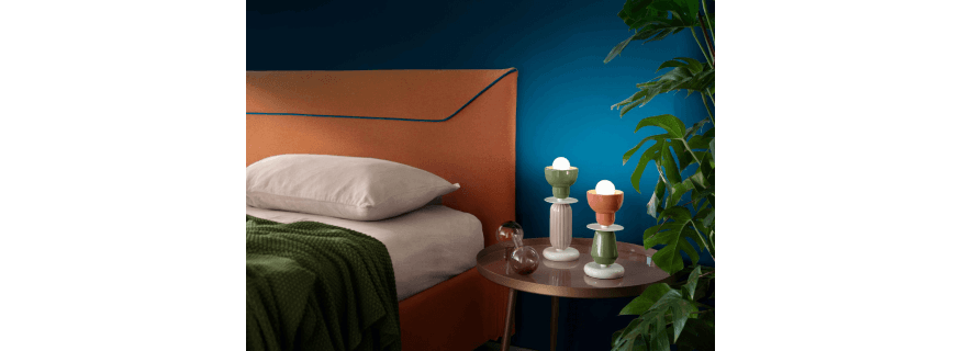 Lampe de table déco en céramique Design Berimbau