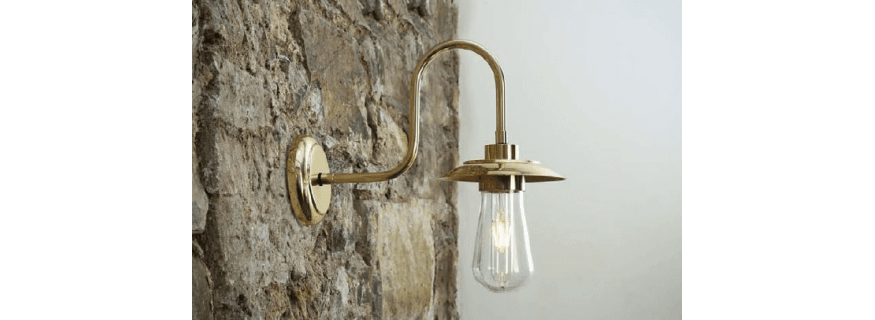 Applique col de cygne pour extérieur et salle de bain Design Ren IP65