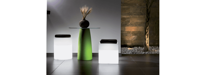 Siège lumineux rond Design Comfy