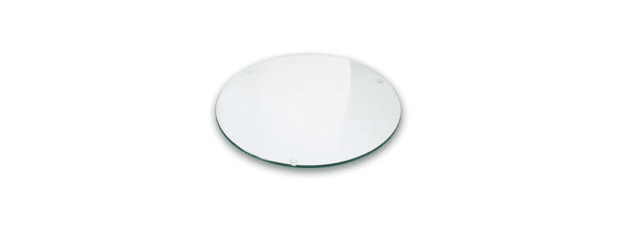 Plaque verre diametre 84 cm pour table Moree