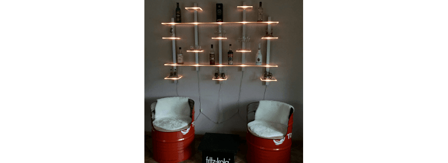 Etagère lumineuse multiple