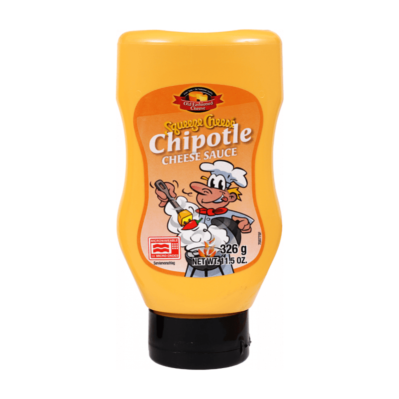 Sauce Cheddar "Squeeze Cheese" épicée CHIPOTLE 326 g