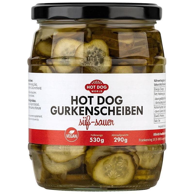 Concombres tranchées 530g