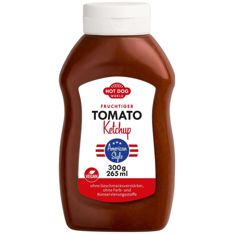 TOMATO Ketchup "Hot Dog World" 300g / 250ml