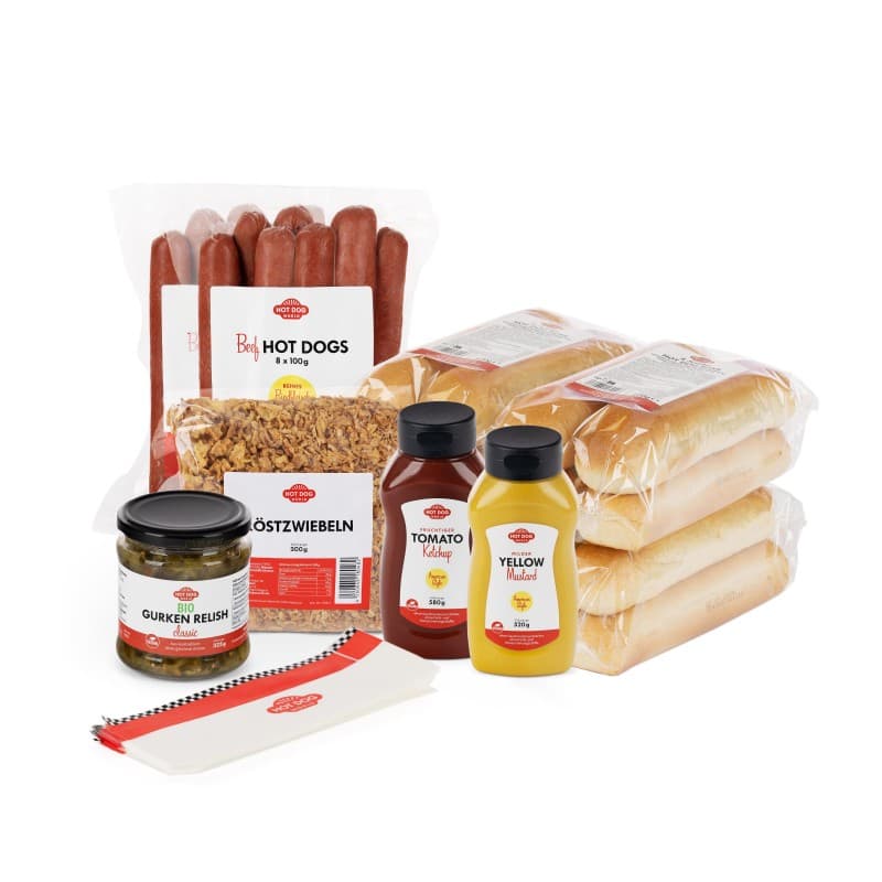 Pack découverte 8 Hot Dogs grand format "Jumbo" (100g)