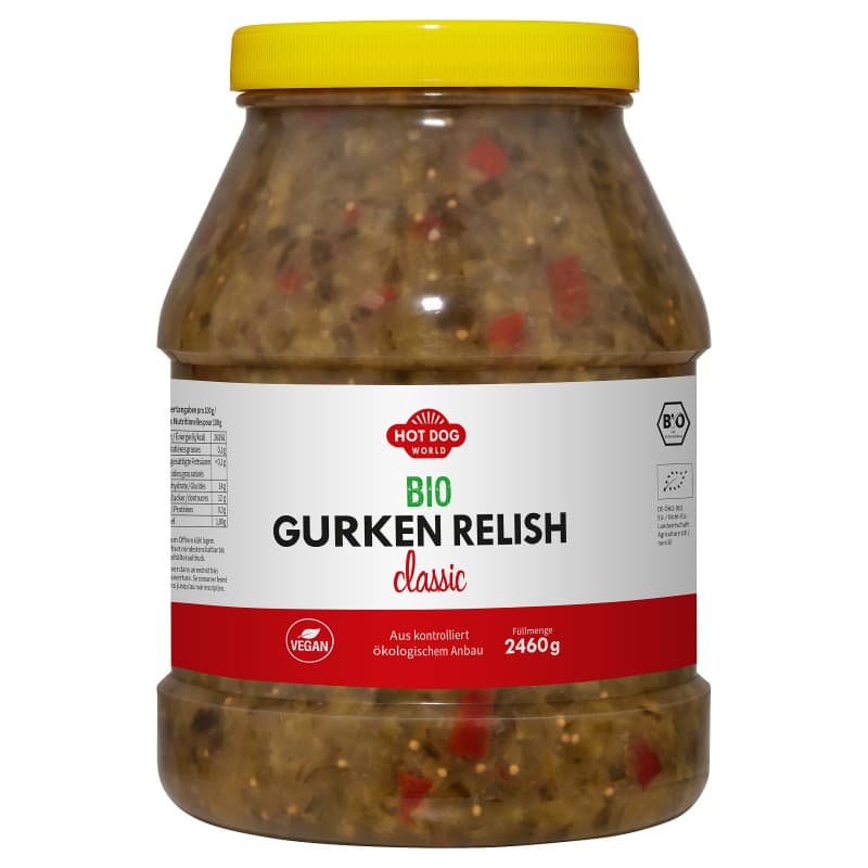 Relish concombre "Classic" Bio 2,46 Kg