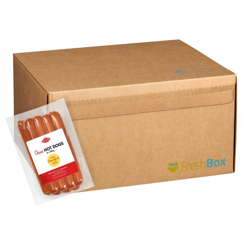 Hot Dogs "Classic" (porc) format "Jumbo" en 88 x 100 g