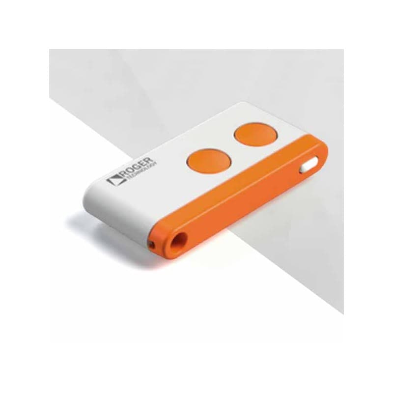 Émetteur 2 canaux code fixe ou rolling code - roger technology t80/tx2