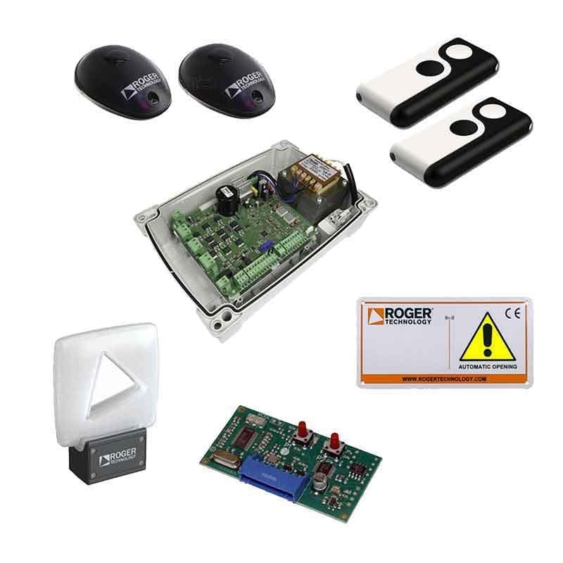 Kit centrale de commande avec clignotant pour 2 moteurs brushless - roger technology kit edge1/20