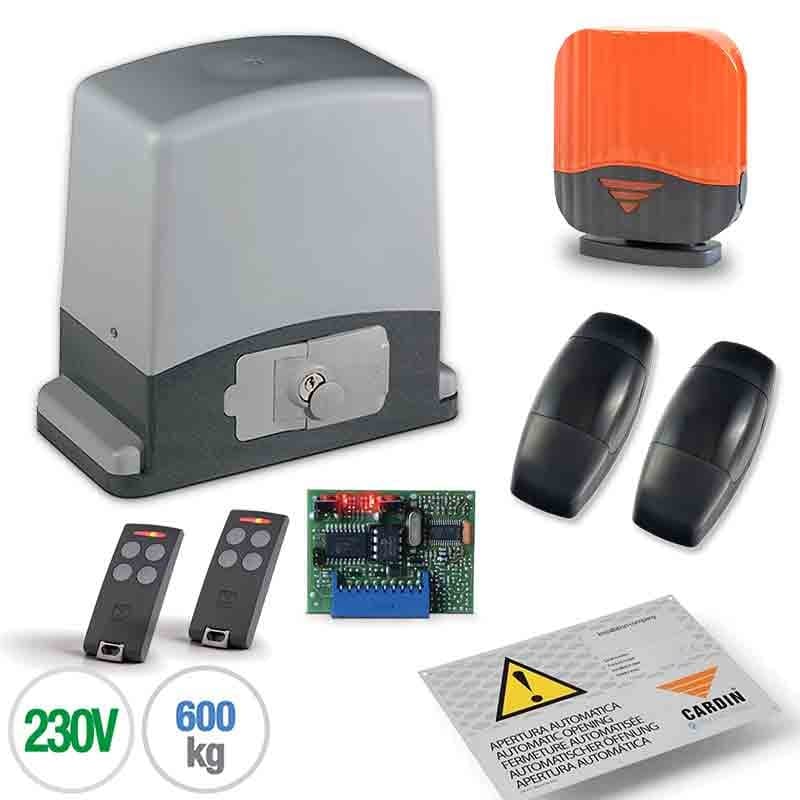 Kit complet pour portails coulissants - cardin kt-slevo600