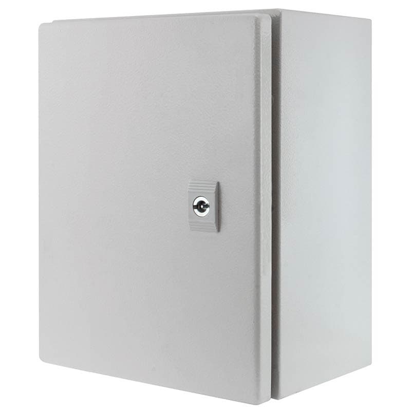 Coffret étanche en métal avec plaque de fond 250x300x150 - izyx pswb253015