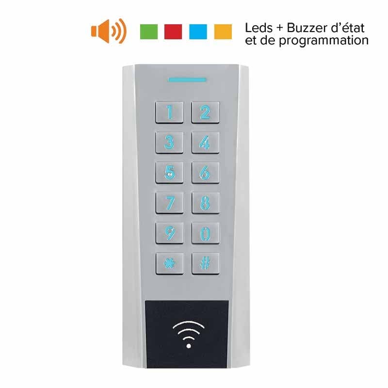 Clavier et lecteur rfid em marin 125 khz axk4 - izyx axk420c2em