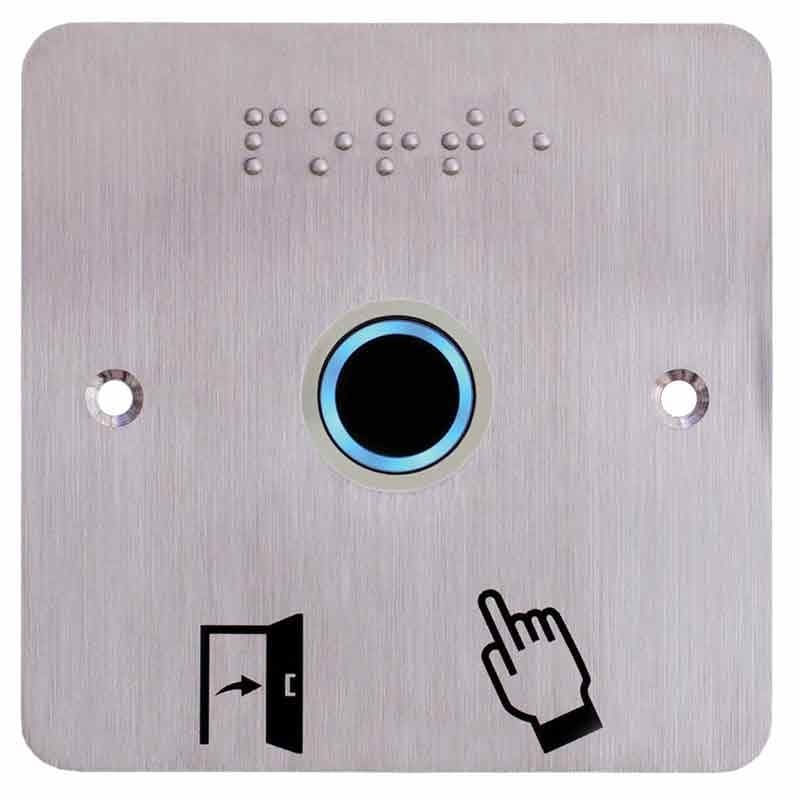 Capteur ir diam. 19 mm 12/24v dc halo bleu/vert buzzer rel. temporisé + ssp201 - izyx irs19bp201