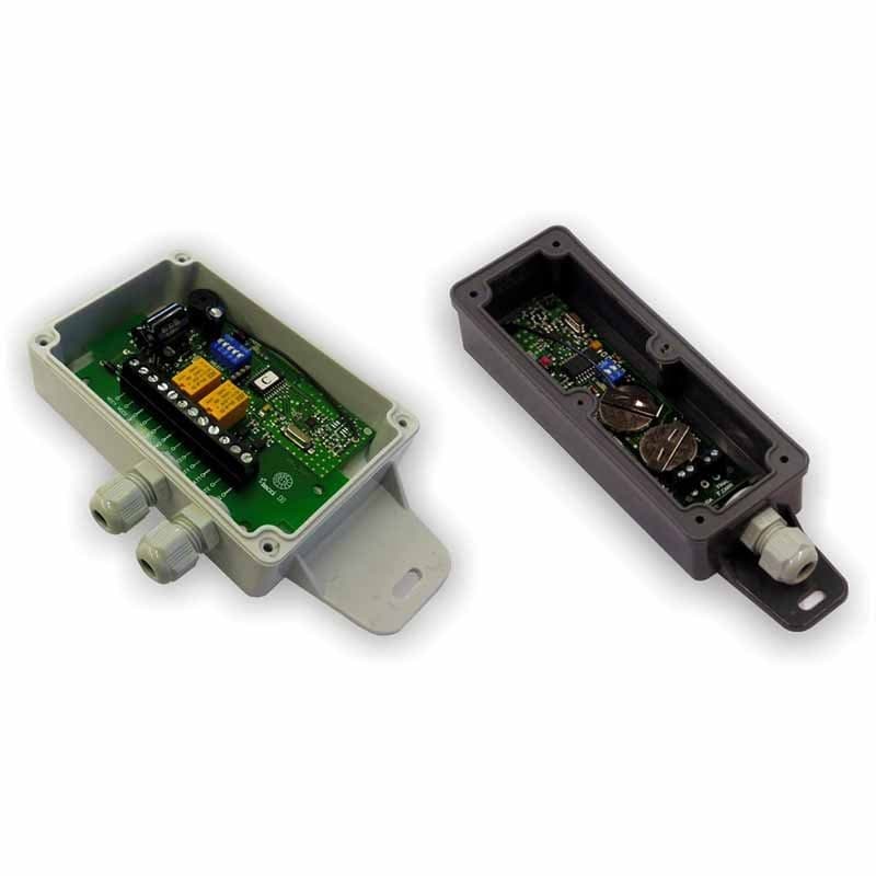 Kit récepteur 2 relais et émetteur sans fil pour barre palpeuse - aerf kit wirelessband 2r 002424