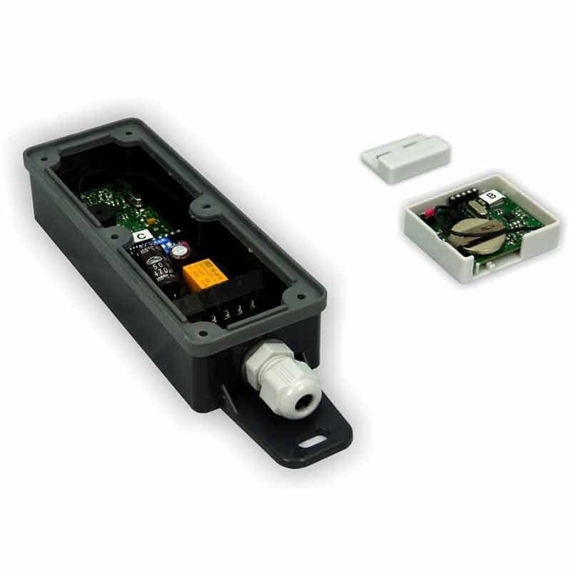 Kit récepteur et contact de porte sans fil - aerf kit wirelessband 3.0 004108