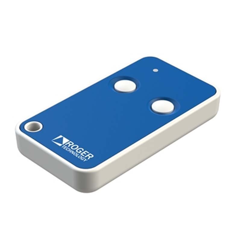 Emetteur 2 canaux rolling code - roger technology e80/tx2r/rc