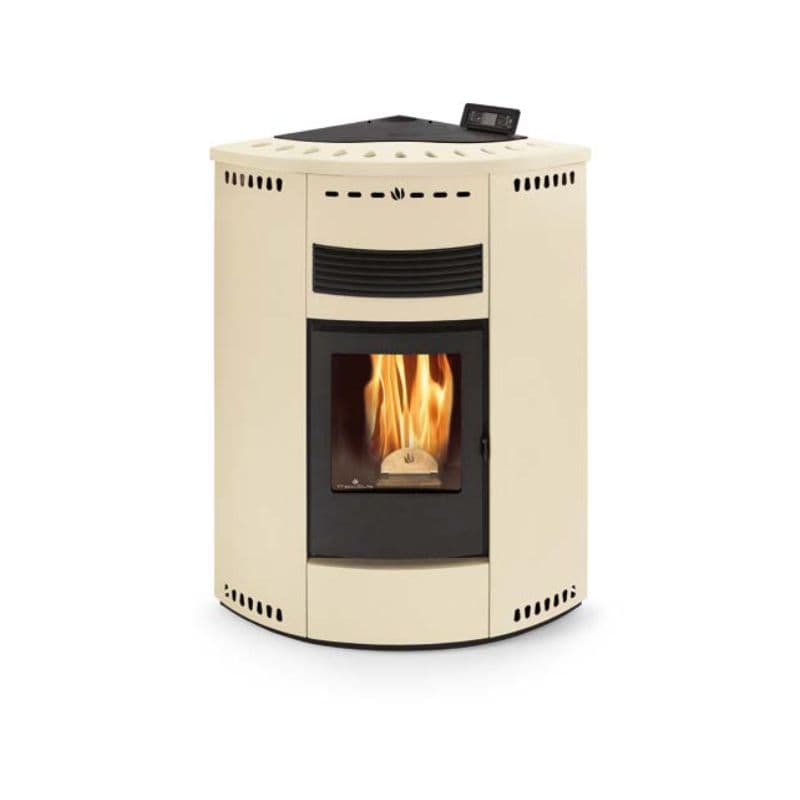 Kanalisierbarer Eck-Pelletofen – ORIGINAL PHEBO Asia Plus 12,7 kW-Neu