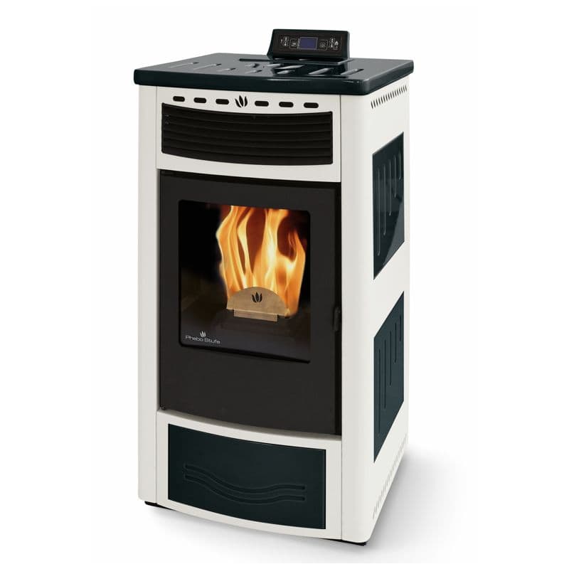 Keramik-Pelletofen - ORIGINAL PHEBO Maia Bicolore 12,7 kW-Neu