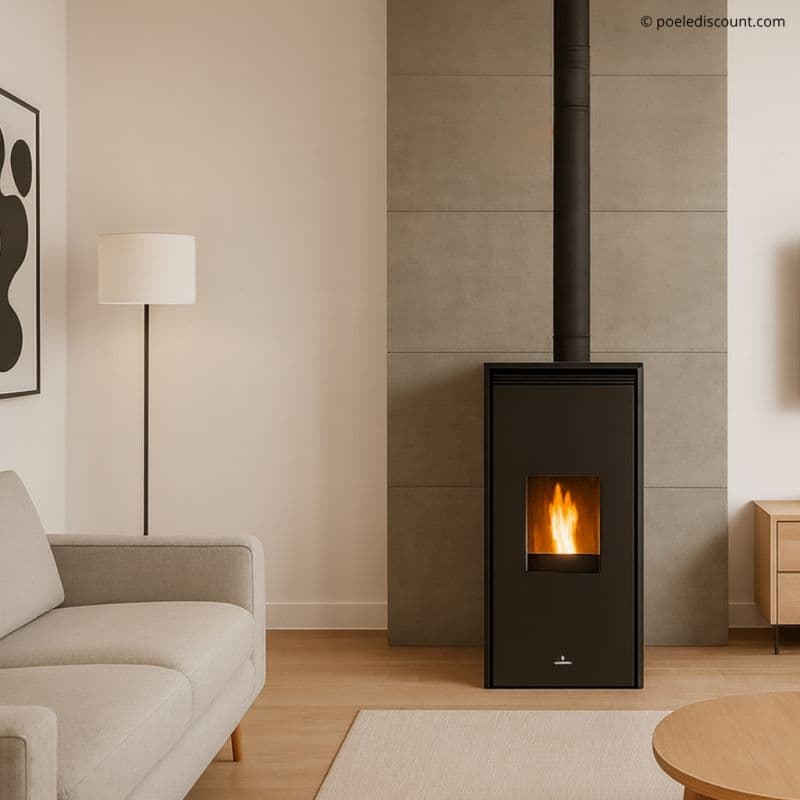 Pelletofen ohne Strom 10 kW - BRONPI Free 11-Neu