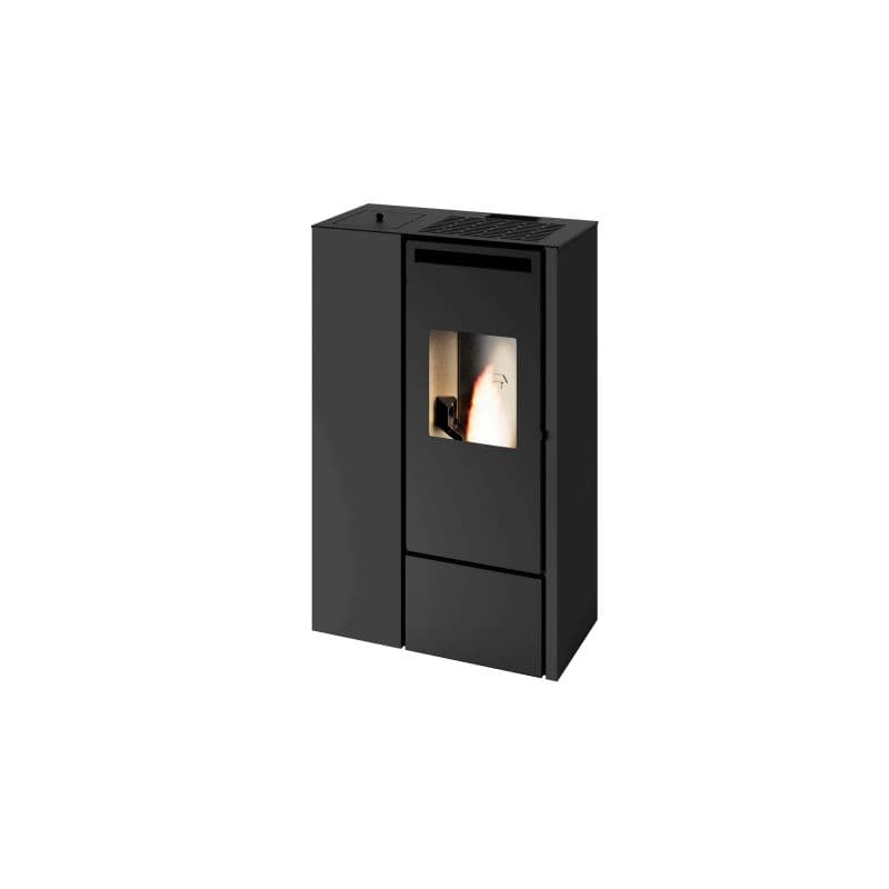 Schlanker, wasserdichter Pelletofen mit Kanalanschluss – PUNTO FUOCO Olivia Can 9,9 kW-Neu