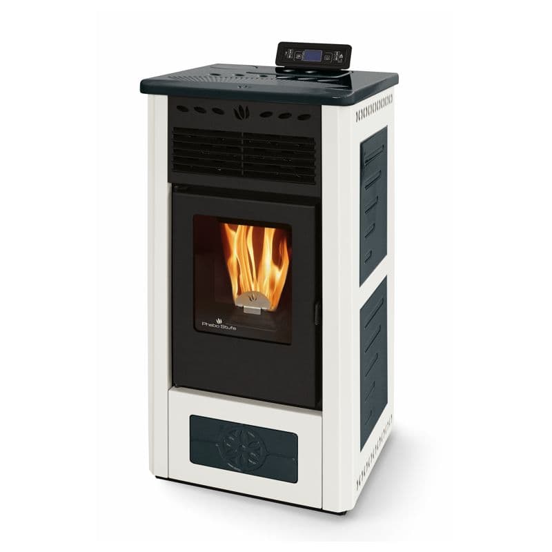 Keramik-Pelletofen - ORIGINAL PHEBO Gea Bicolore 10 kW-Neu