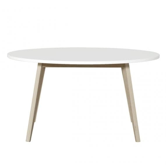 Oliver Furniture - Table Enfant Ping Pong - Blanc/ChĂŞne