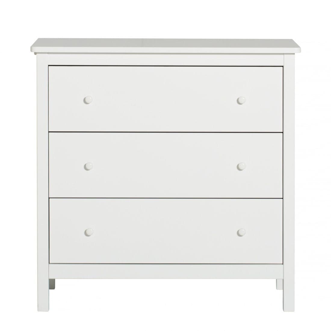 Oliver Furniture - Commode 3 tiroirs - Blanc